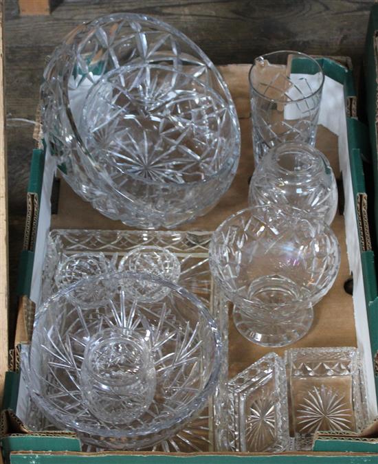 Collection of glassware